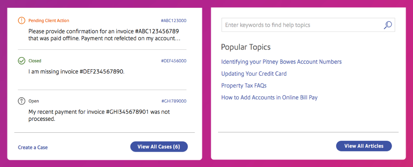 Your account at Pitney Bowes Sign In