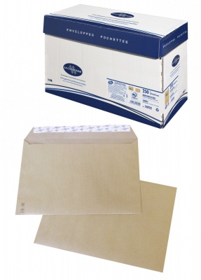 Enveloppes - 229 x 324mm - kraft sans fenêtre - 90 g/m2