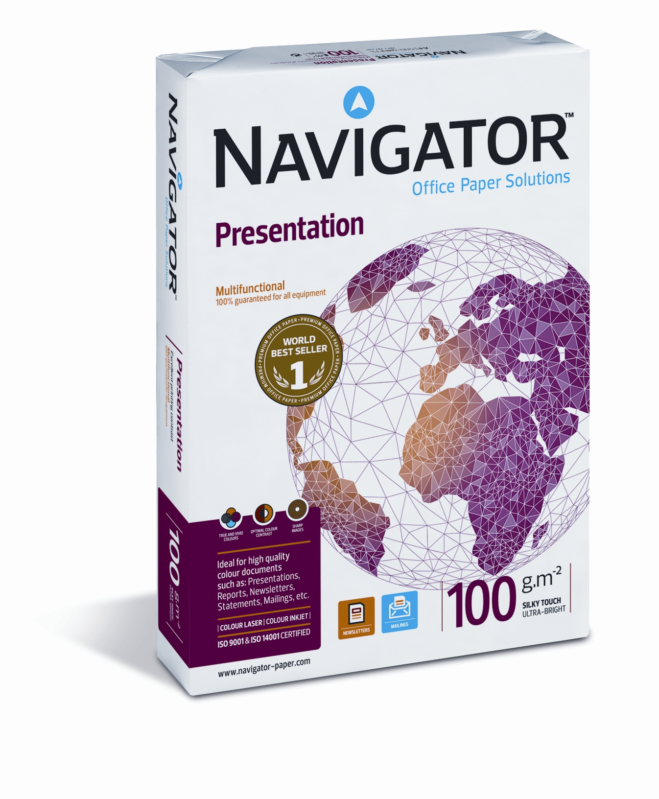 Carton 5 ramettes NAVIGATOR PRESENTATION A3 - Sans dispatch