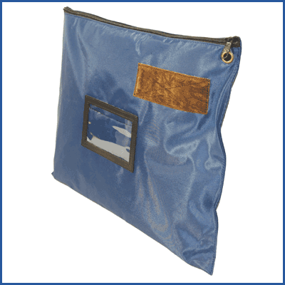 Sacoches à courrier bleu marine - 35x45 cm - AVEC soufflet 5 cm