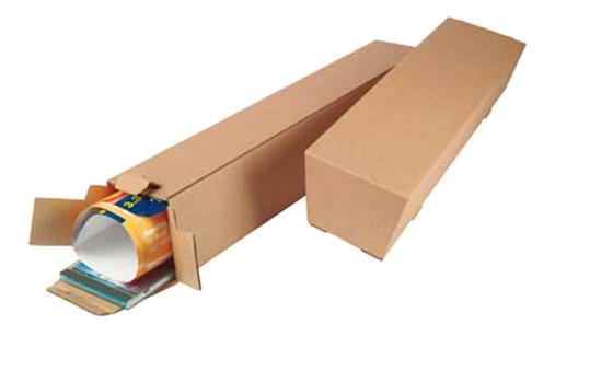 Lot de 20 tubes cartons carrés L120xl120xh860 mm